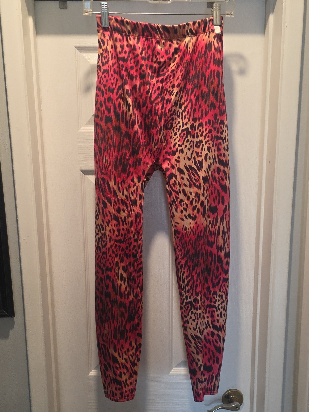 Lizzo YITTY Cream and Pink Leopard Print Leggings